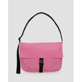 Baggu Nylon Messenger Bag - Azalea Pink