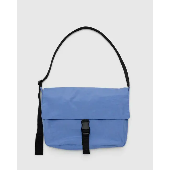 Baggu Nylon Messenger Bag - Pansy Blue