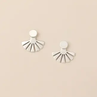 Scout Refined Earring - Sunburst Ear Jacket/Sterling Silver