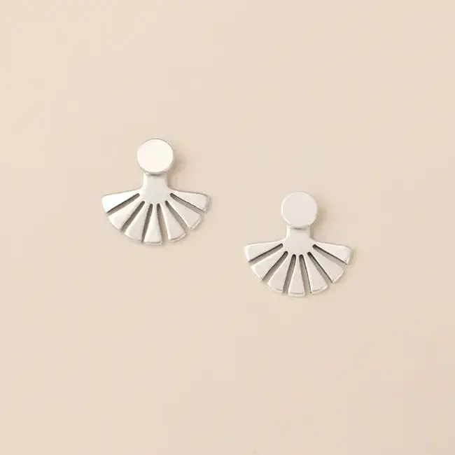 Scout Refined Earring - Sunburst Ear Jacket/Sterling Silver