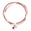 Scout Chromacolor Miyuki Bracelet Trio- Blush Multi/Silver