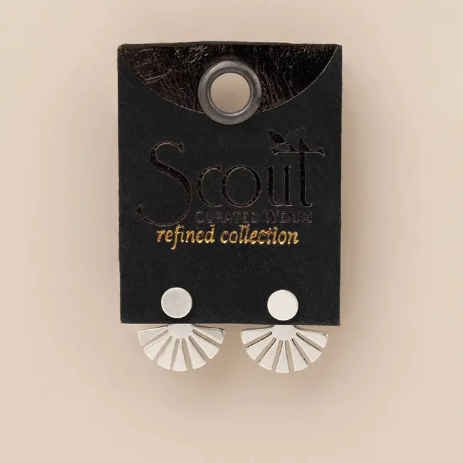 Scout Refined Earring - Sunburst Ear Jacket/Sterling Silver