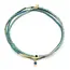 Scout Tonal Chromacolor Miyuki Bracelet Trio - Turquoise/Gold