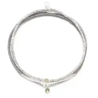 Scout Tonal Chromacolor Bracelet Trio - Frost/Silver