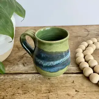 Coastal Clay Co. Tea Mug Green