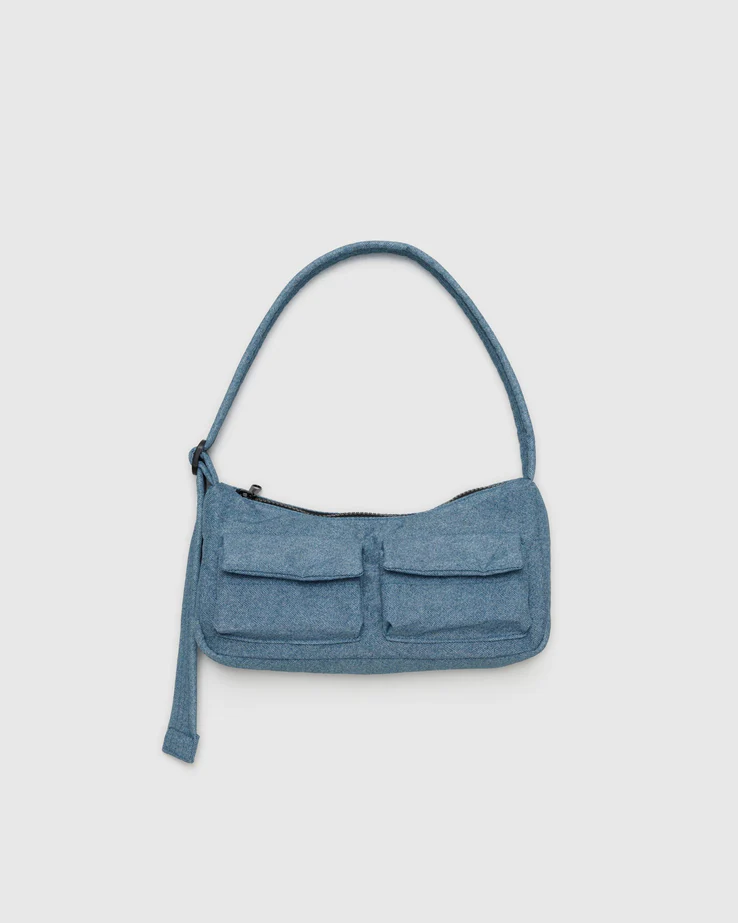Baggu Cargo Shoulder Bag - Digital Denim - Tumbleweed Shop