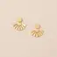 Scout Refined Earring - Sunburst Ear Jacket/Gold Vemeil