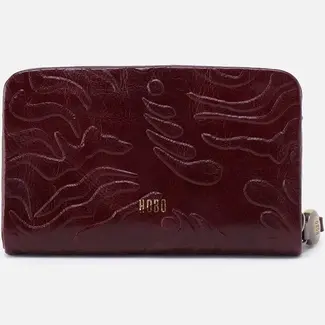 Hobo Eliza Small Zip Around Merlot