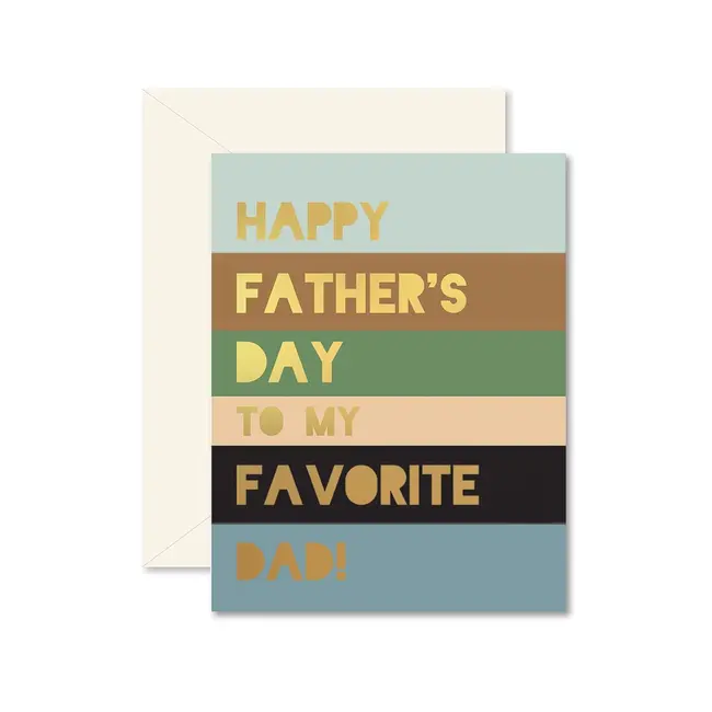 Ginger P. Designs Favorite Dad Card