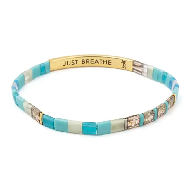 Scout Good Karma Just Breathe - Tonal Turquoise/Gold