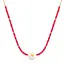Amano Studio Daisy Miyuki Bead Rainbow Coral Necklace