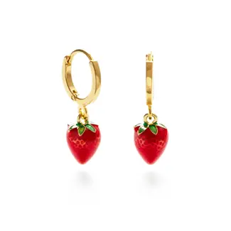 Amano Studio Strawberry Huggie Hoops