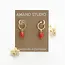 Amano Studio Strawberry Huggie Hoops