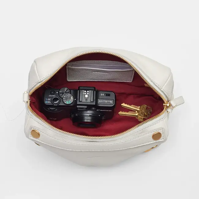 Hammitt Evan Crossbody Calla Lily White