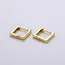 Gold Fill Square Huggie Earring