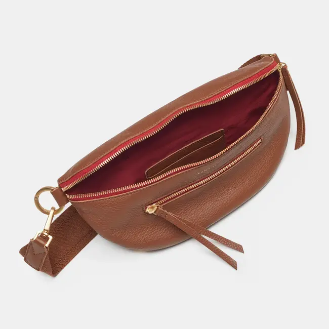 Hammitt Charles Crossbody  Mahogany Pebble