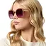 Diff Eyewear Clarisse - Candy Pink Crystal + Wine Gradient