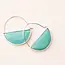 Scout Scout Stone Prism Hoop Earring - Turquoise/Silver