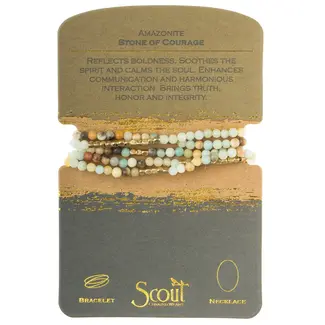 Scout Stone Wrap: Amazonite - Stone of Courage
