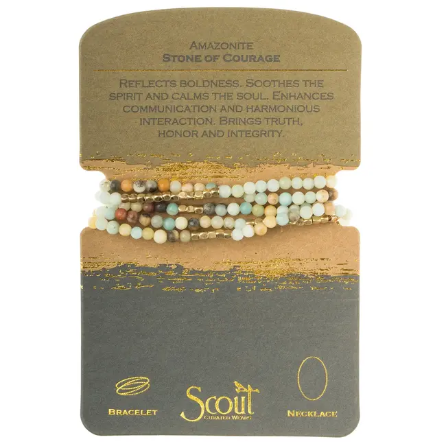 Scout Stone Wrap: Amazonite - Stone of Courage