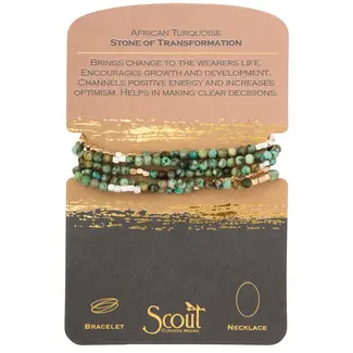 Scout Stone Wrap: African Turquoise - Stone of Transformation