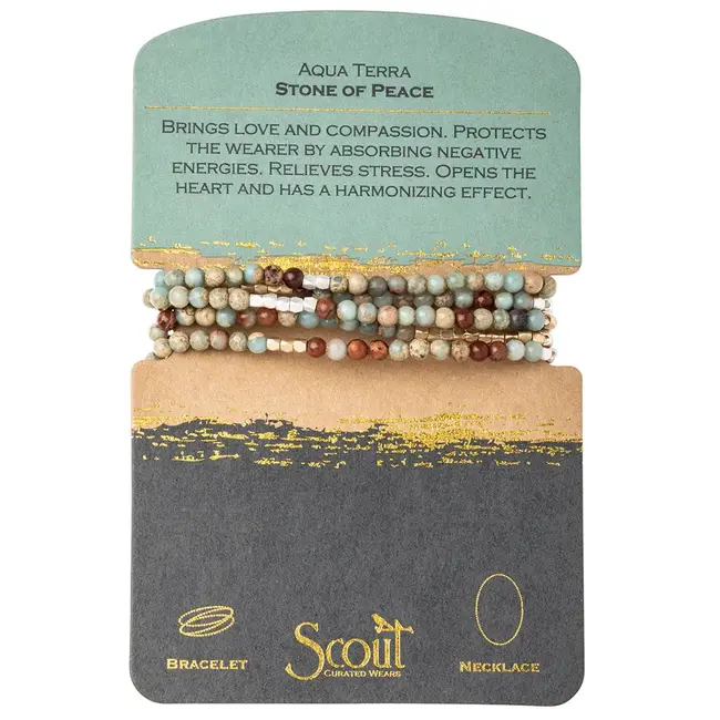 Scout Stone Wrap: Aqua Terra - Stone of Peace