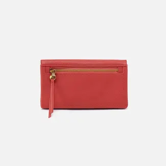 Hobo Lumen Continental Wallet SO-Red Clay