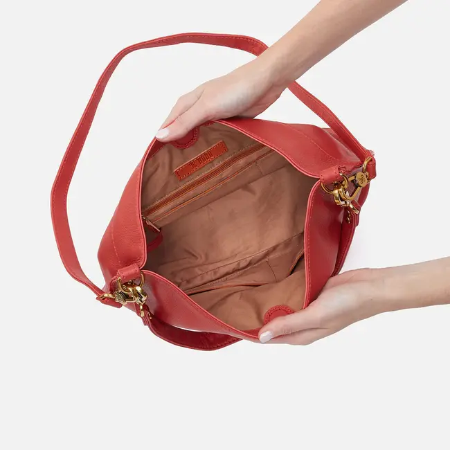 Hobo Pier Crossbody SO-Red Clay