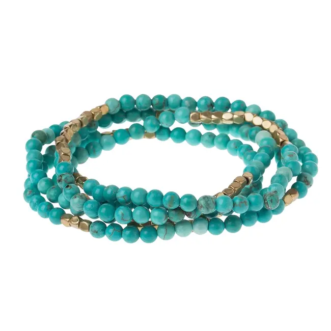 Scout Stone Wrap: Turquoise/Gold - Stone of the Sky
