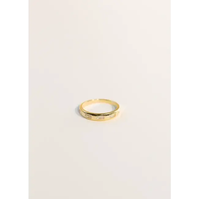 JaxKelly Inset Baguette Ring - 7