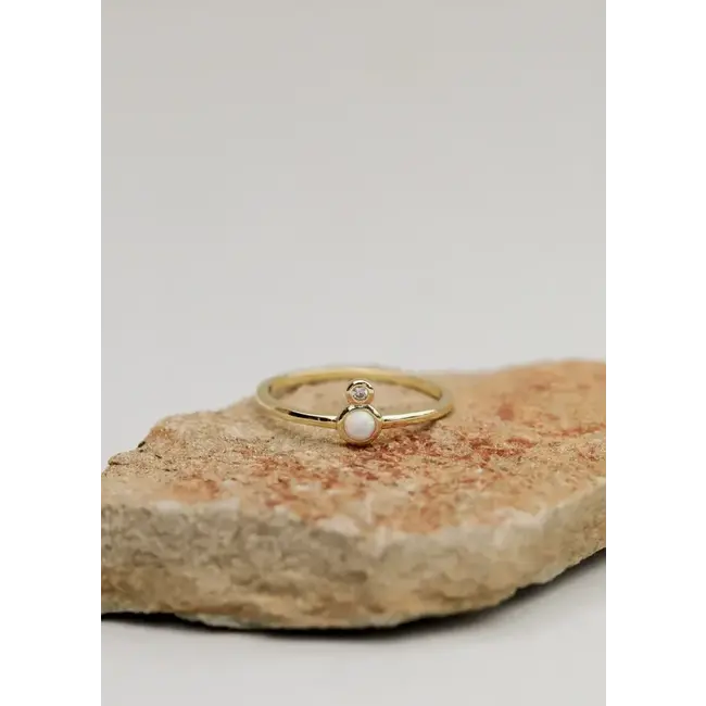 JaxKelly Opal Infinity Ring - 6