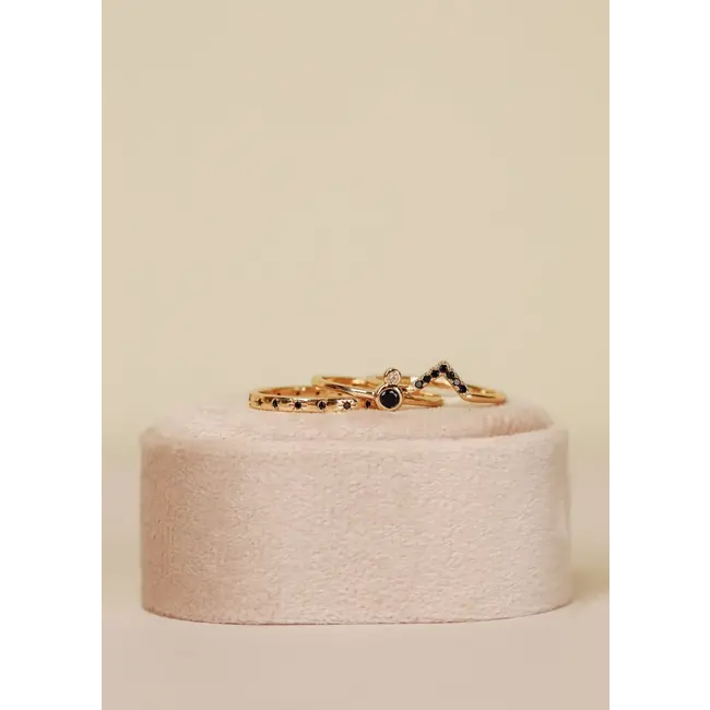 JaxKelly Black CZ Infinity Ring  8