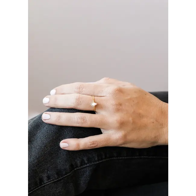 JaxKelly Opal Burst Ring - 6