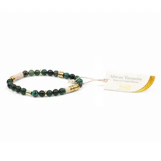 Scout Intermix Stone Stacking Bracelet - African Turquoise