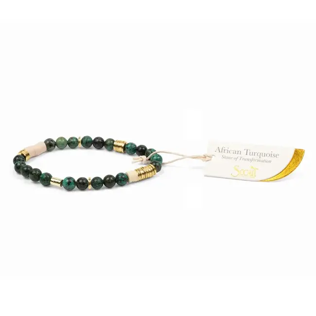 Scout Intermix Stone Stacking Bracelet - African Turquoise