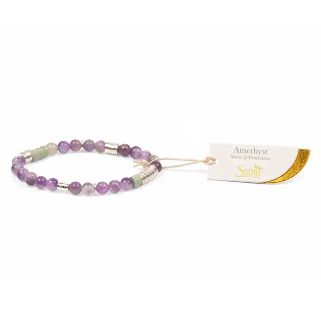 Scout Intermix Stone Stacking Bracelet - Amethyst