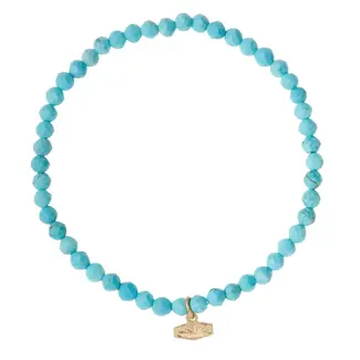 Scout Mini Faceted Stone Stacking Bracelet Turquoise/Gold