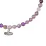 Scout Mini Faceted Stone Stacking Bracelet - Amethyst/Silver