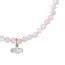 Scout Mini Faceted Stone Stacking Bracelet - Rose Quartz/Silver