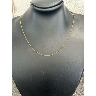 GF 1mm Venetian Box Chain 18"