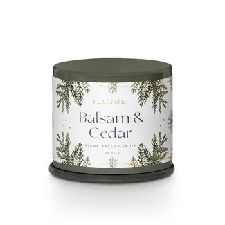 Illume Balsam & Cedar Demi Vanity Tin