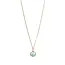 Tasi & Stowaway Bezel-wrapped Gemstone Necklace - Gold Amazonite
