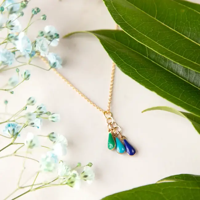 Tasi & Stowaway Frankie Necklace Teardrop