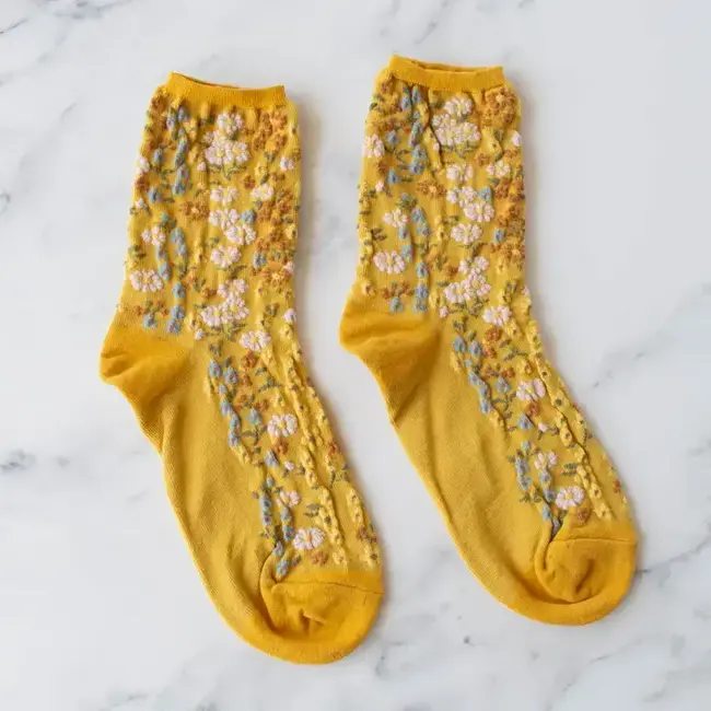 Tiepology Floral Romantic - Mustard