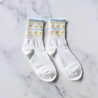 Tiepology Juicy Fruit Socks- Banana