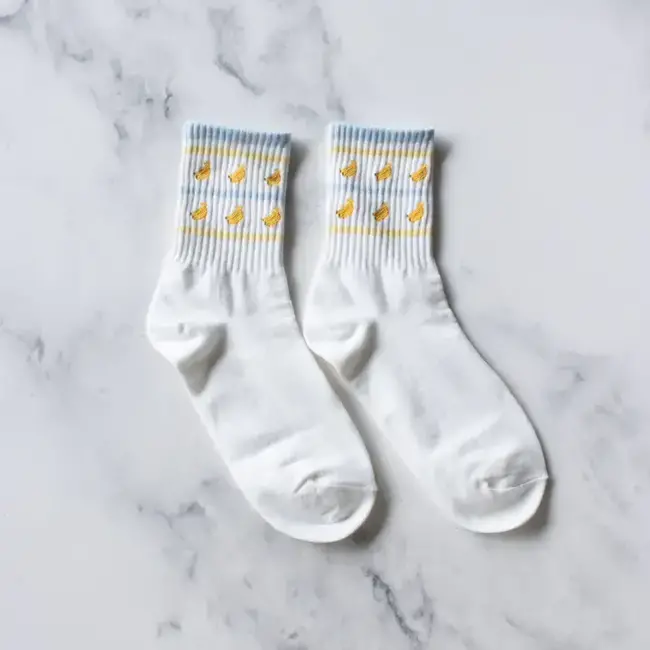 Tiepology Juicy Fruit Socks- Banana