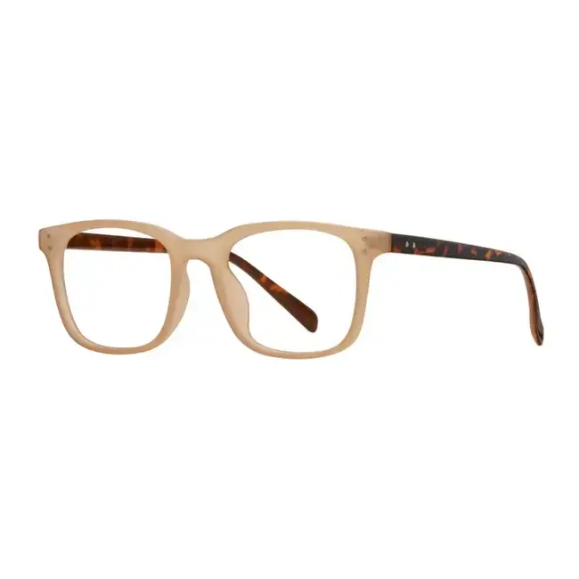 Blue Planet Eyewear Byren - Matte Brown/Tort +0.00 Blue Light
