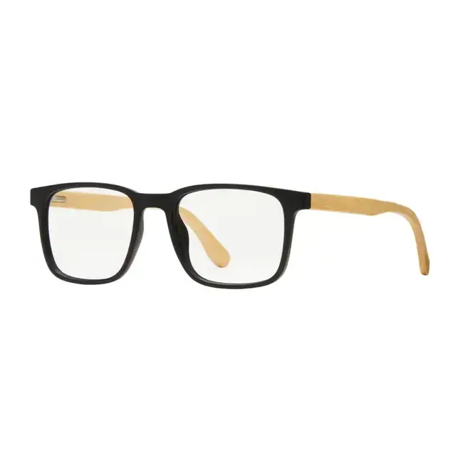 Blue Planet Eyewear Davis - Matte Onyx/Bamboo +0.00 Blue Light