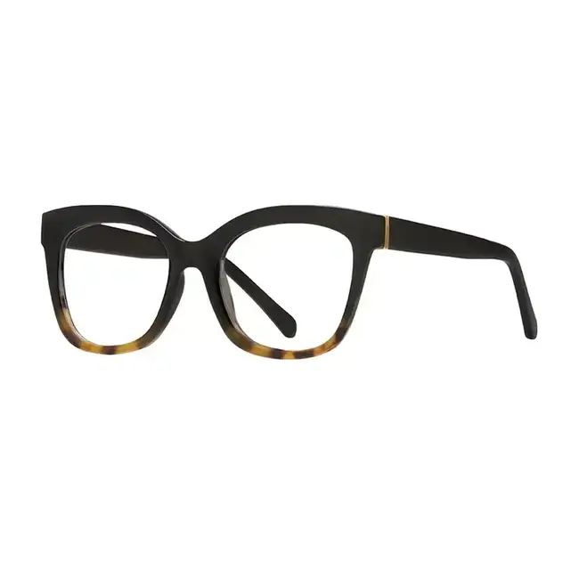 Blue Planet Eyewear Morgan - Onyx/Brown Tort +1.00