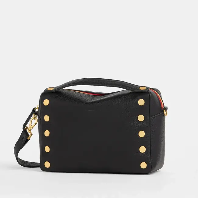 Hammitt Evan Crossbody Med-Black-BG-Red Zip